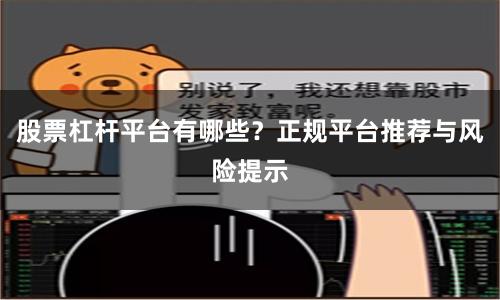 股票杠杆平台有哪些？正规平台推荐与风险提示